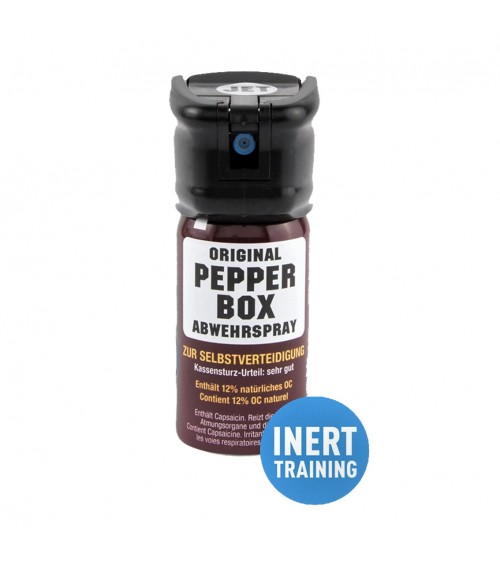 Pepper-Box Training (Versuchspray mit Wasser 40 ml) mit Flip Top (Strahl)