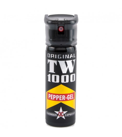 Spray au poivre TW1000 (gel/60 ML) avec clapet de sécurité