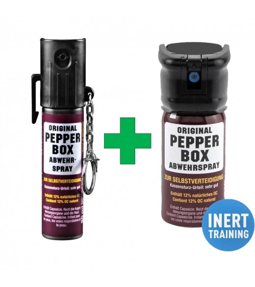 Spray au poivre Pepper-Box Lady + spray pour l'entraînement