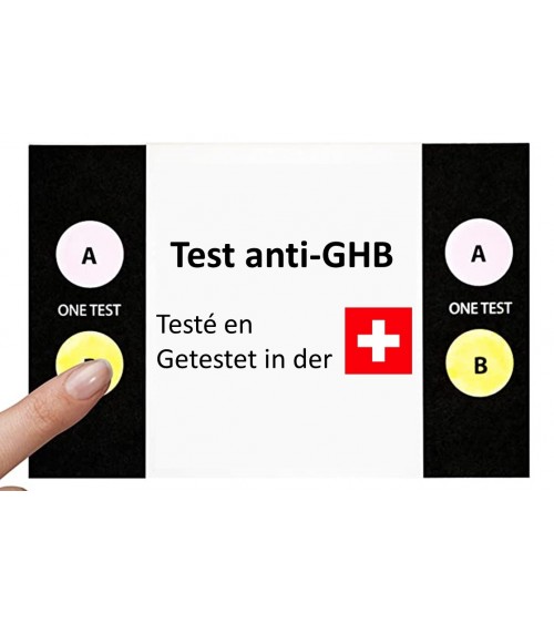 Test anti-GHB boisson (1x kit qui contient 2 tests)