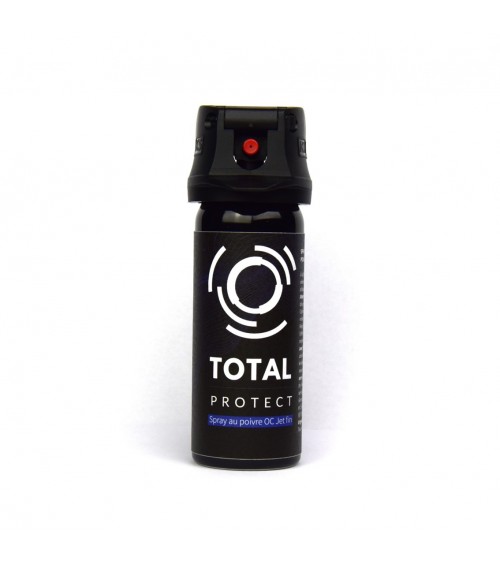Spray au poivre Total Protect (Jet / 50 ml) avec clapet de sécurité